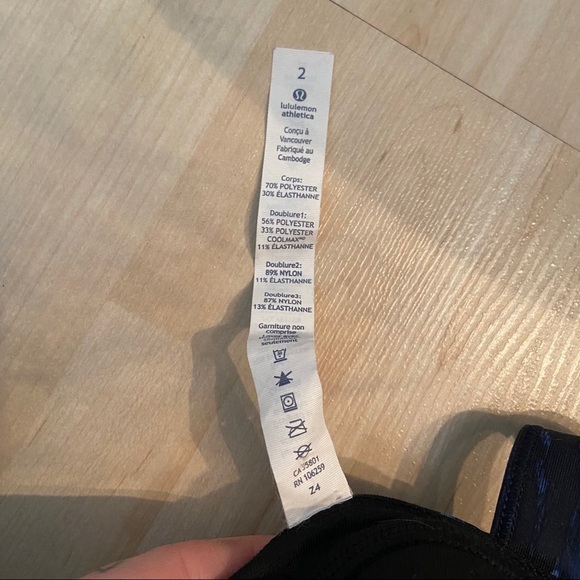 BNWOT Lululemon women’s Kanto Catch ‎ me tank in size 2 - Picture 8 of 9